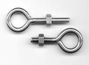 Eye Bolts With Nuts - Stainless Steel (10)