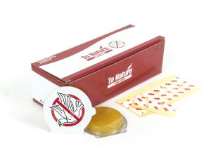 Bird Free Optical Bird Repellent Gel - birds see flames!  (15 dishes & 15 Pieces of 3M Adhesive Tape per box)